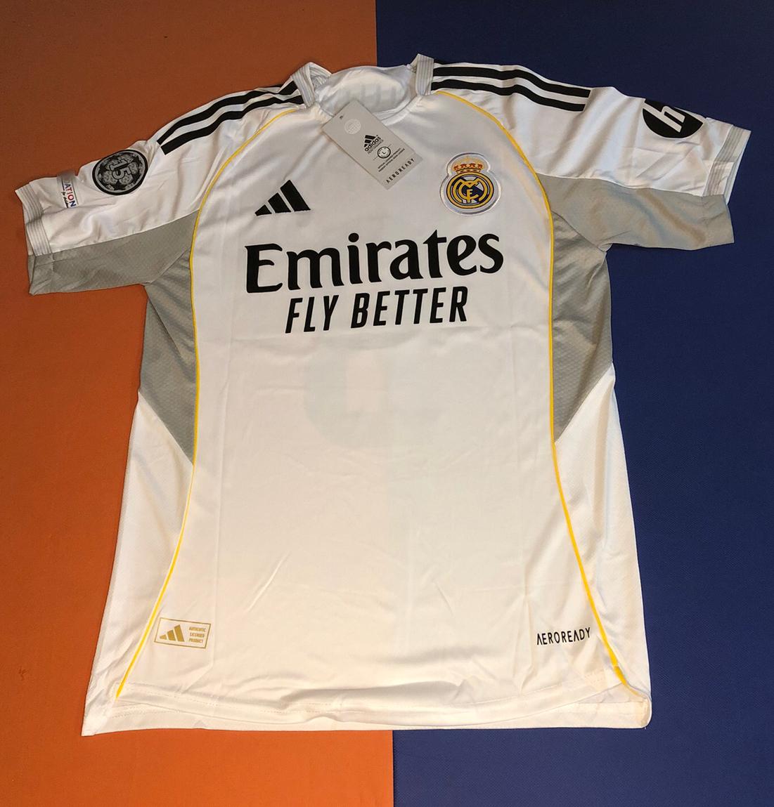 Real Madrid home Mbappe 9 kit