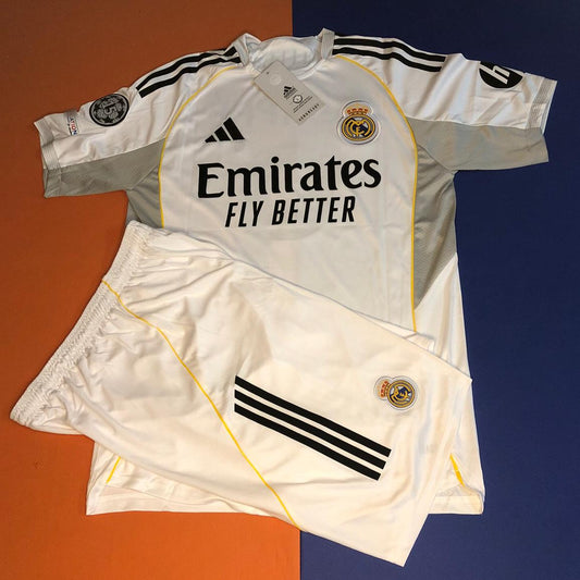 Real Madrid home Mbappe 9 kit